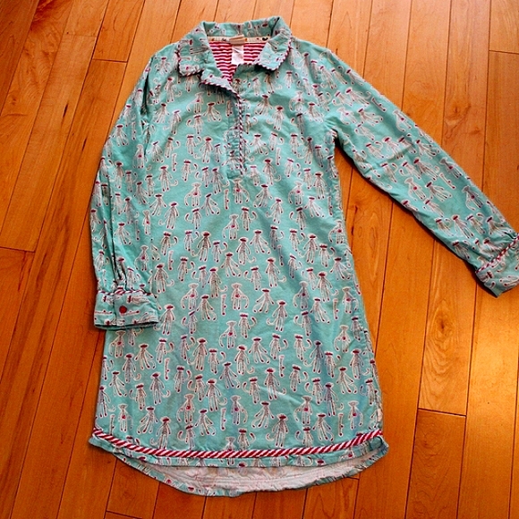 Long sleep flannel nightshirt - Picture 2 of 11